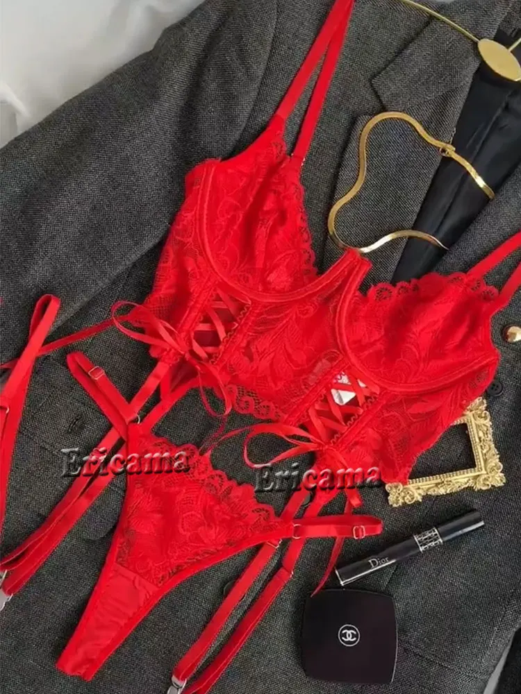 المرأة شفافة حمالة صدر ولباس داخلي الرباط الملابس الداخلية مجموعة الساخن المثيرة مثير ازياء الملابس الداخلية مفتوحة البرازيلي ثونغ مثير الملابس الداخلية مجموعات