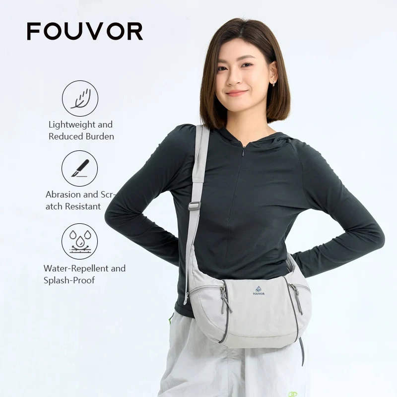 

Fouvor Women's Shoulder Bag 2026 Travel Lightweight Crossbody Bags Fashion Sports Casual Youth Teenager Croissant Bag 3073-05