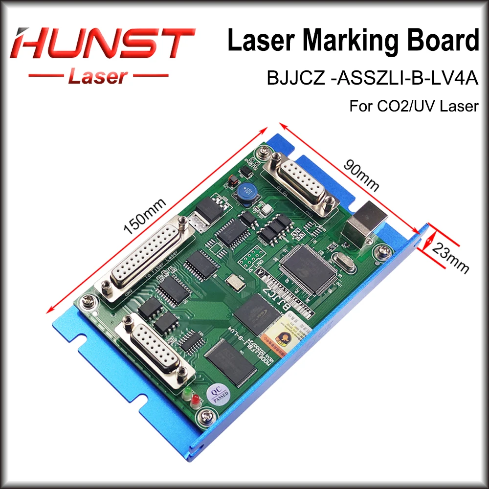 HUNST Co2 UV Laser Marking Controller JCZ LMC-DIGIT-LV4 Marking Board BJJCZ EzCad for 10.6um Co2 Marking Laser Tube