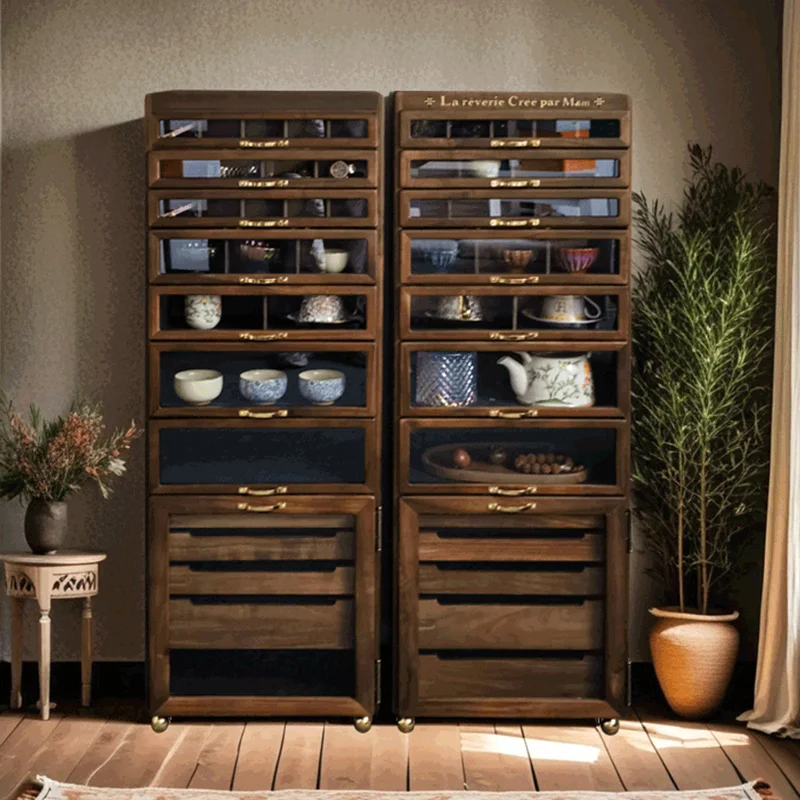 Restroring Harvard Dental Cabinet with 12 Drawers Large Wooden Jewelry Box Accessory Storage Antique Tea Set Collection Display