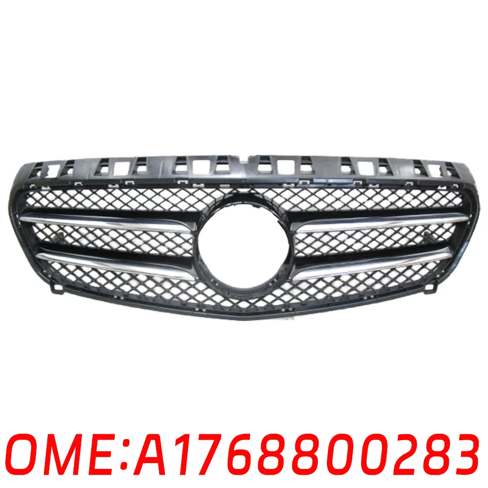 

for Mercedes Benz car front bumper Grille middle net grills W176 A180 A200 CDI A220 A160 A250 A1768800283 9982 Auto parts