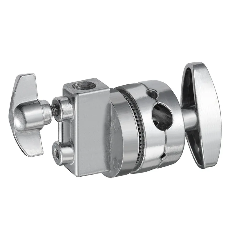Swive Grip Head For Light Stand Multi-function Heavy Duty Head Clamp Bracket Adapter For Extension Boom Pole