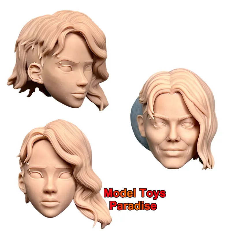 

Неокрашенная DIY масштаб 1/12 паук Гвен солдат белая модель головы супер женщина герой Гвен Стейси голова подходит для 6-дюймовой экшн-фигурки тела