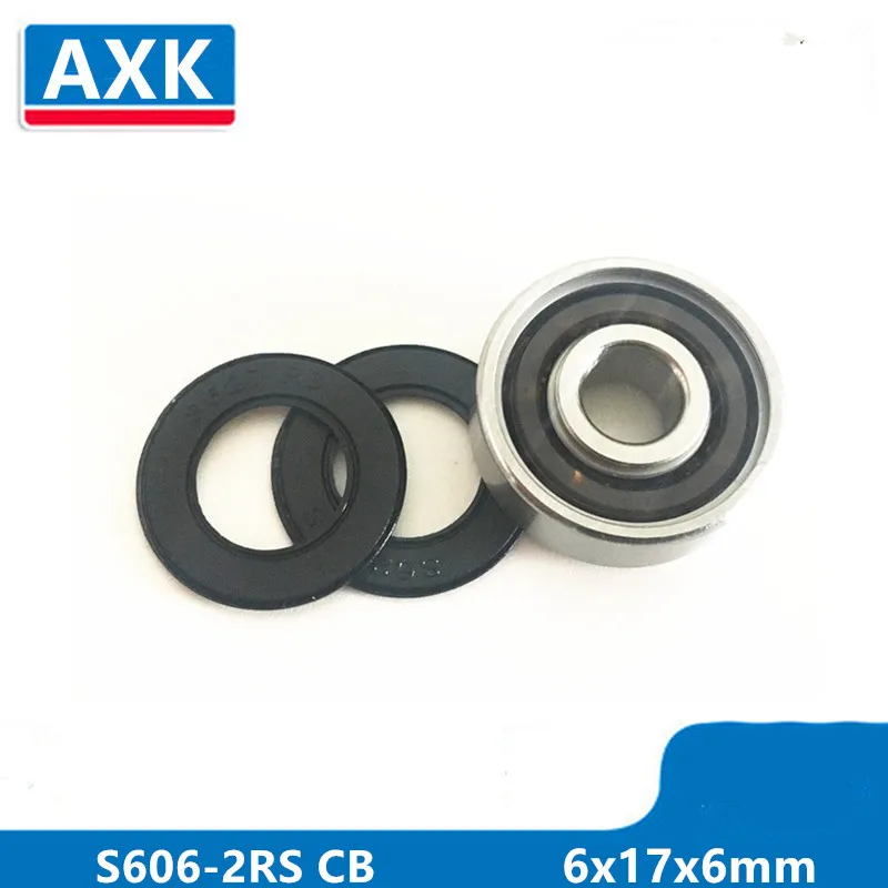 

Axk S606-2rs Stainless Steel 440c Hybrid Ceramic Deep Groove Ball Bearing 6x17x6mm S606-2rs Cb Abec-5