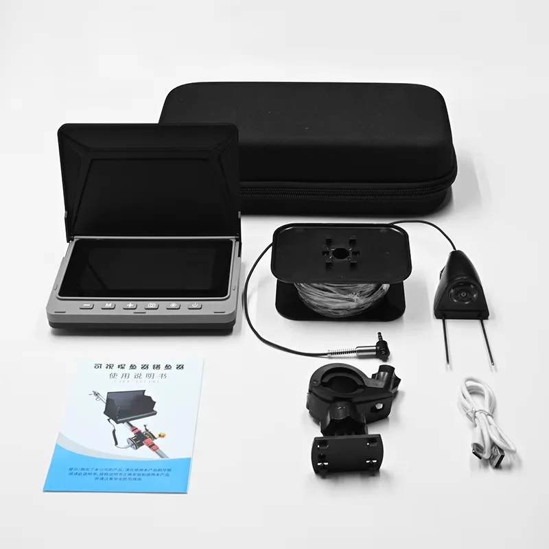 

4,5-дюймовый ЖК-дисплей, высокое качество, IP68, водонепроницаемая, 4k, высокое разрешение 1080, портативная подводная камера для рыбалки