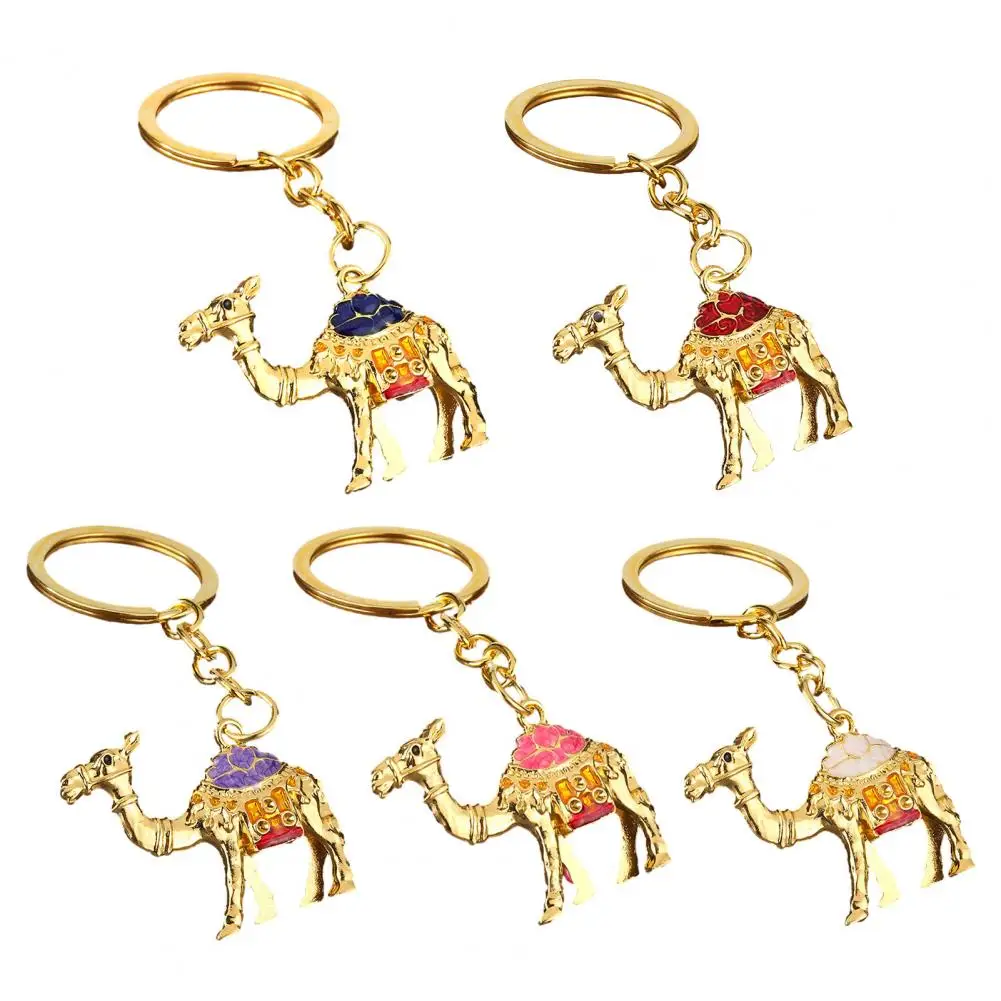 Keychain Camel Keychain Pendant with Colorful Enamel Coating Lightweight Keyring for Car Keys Backpack Bag Accessory Gift Set