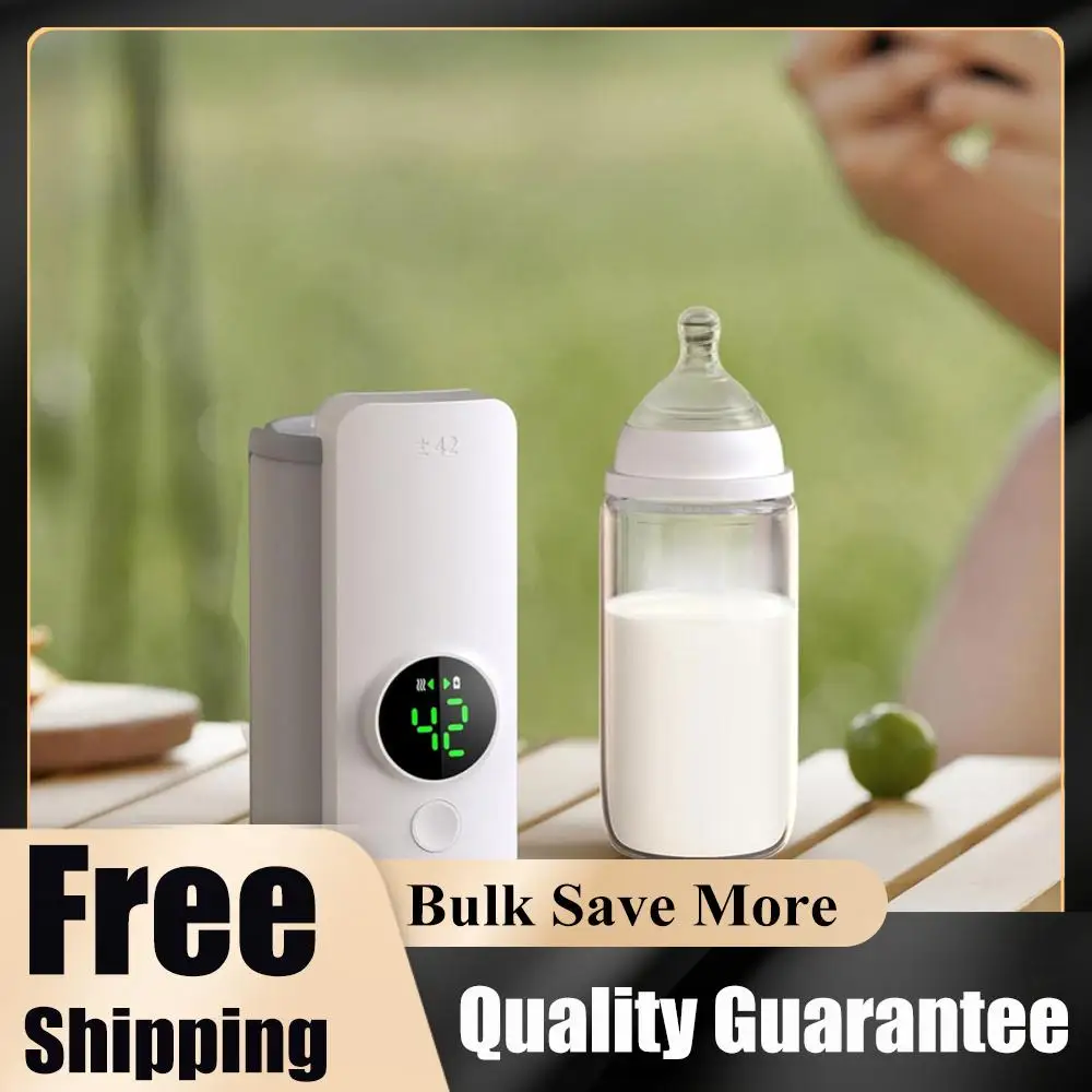 

Baby Bottle Warmer Rechargeable Travel Warmer with Temperature Control for Comfortable Baby Feeding On The Go