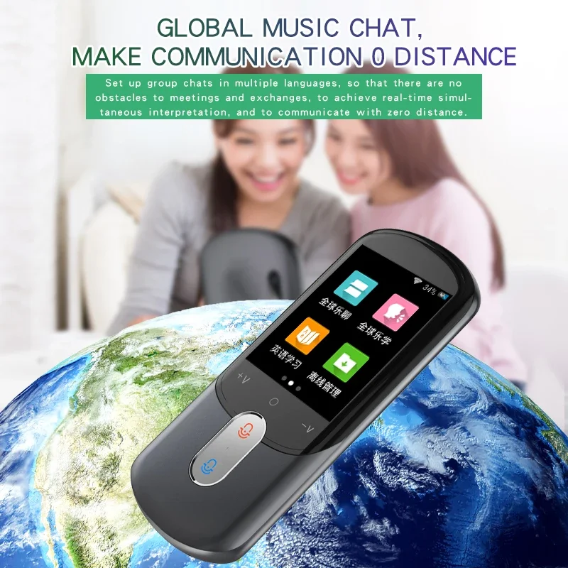 Translation Device 139 Languages Photo Voice Translation 2.88-inch touch display Instant WiFi offline translation