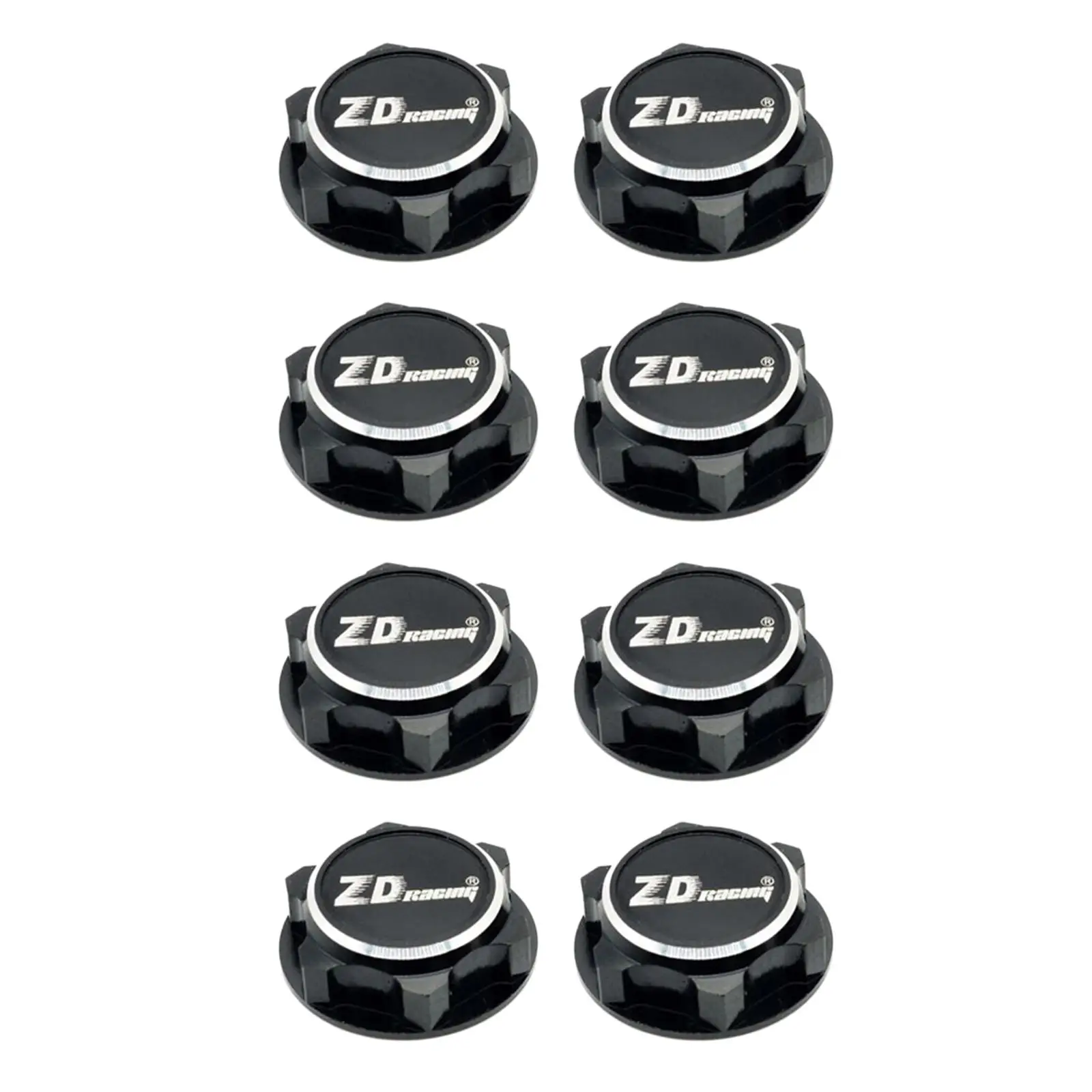 2x 4pcs 17mm Hex Wheel Nuts Mount /8 Scale RC Car Truck Replacement Accessory Upgrade