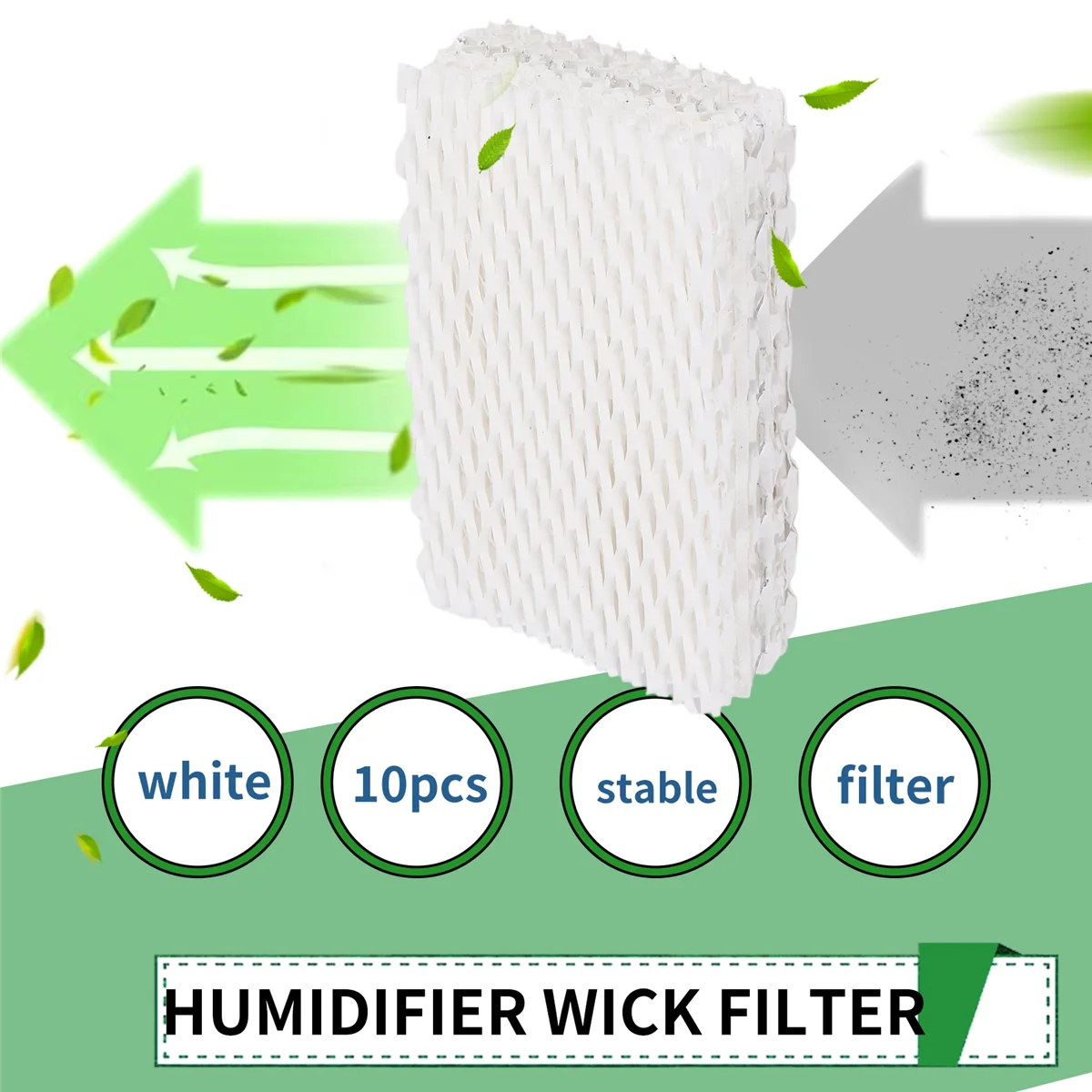 New 10Pack WF813 Humidifier Wick Filter Replacement Compatible for Relion RCM-832 RCM-832N ProCare PCWF813 Humidifier Filter