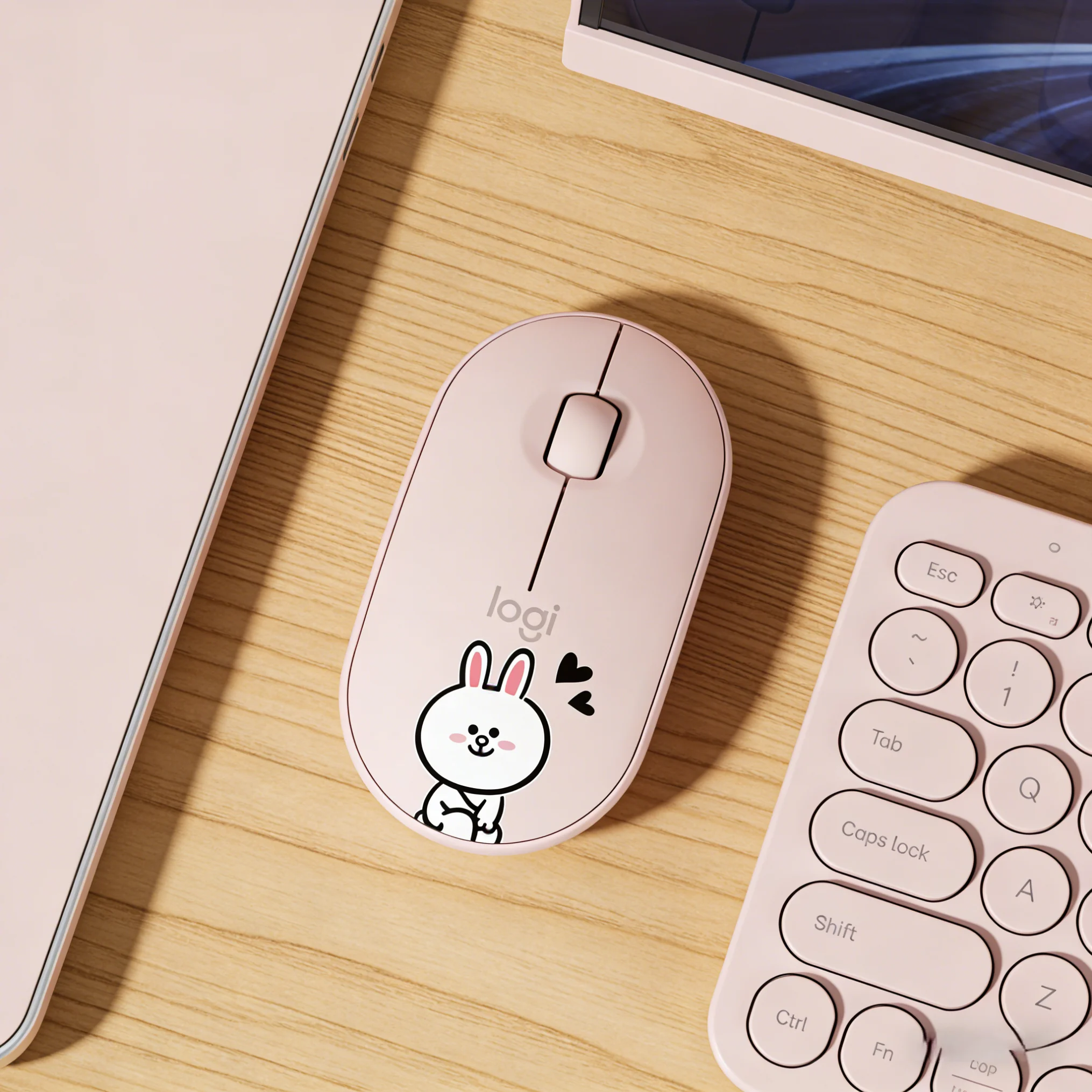 

Logitech M350 Wireless Bluetooth Mouse Silent Slim Portable Dual Mode for iPad Mac Laptop PC Home Office Daily Use