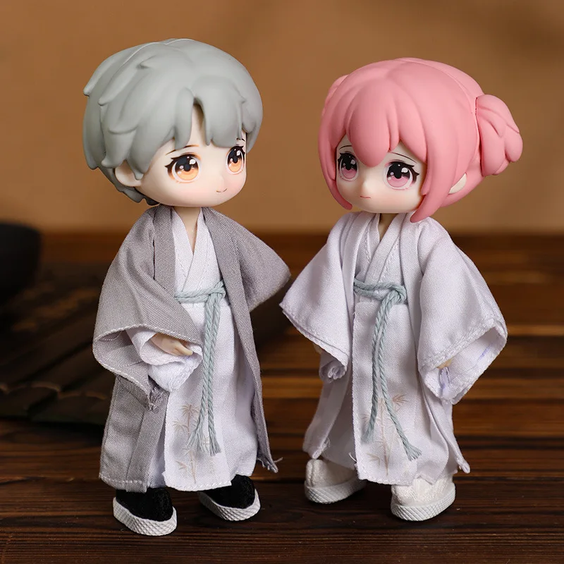 

Точечная детская одежда, древний ханьфу, древний стиль, бамбуковая тень, бессмертный китайский стиль, 12 очков, Bjd, детская одежда, подарок на день рождения