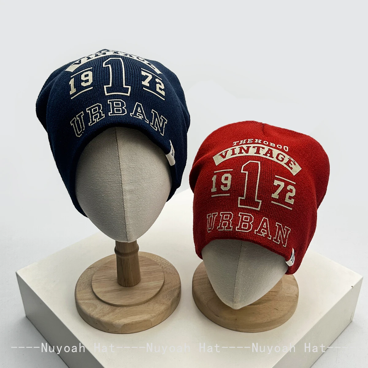 New Men Women American Retro Offset Printed Letter Knitted Hats Warm Personal Versatile Outdoor Beanies Climb Fashion Skiing Ins