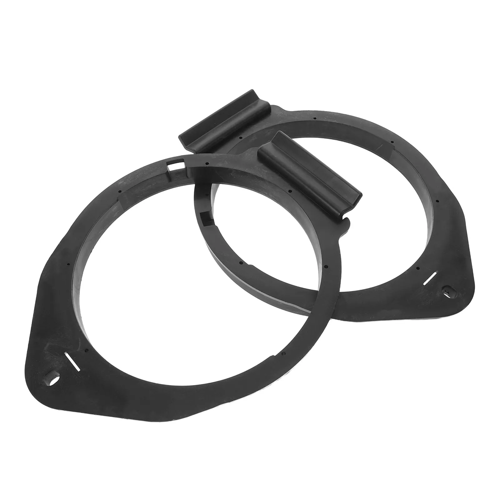 1Pairs Car Speaker Adapter Rings 6.5inch Plastic Spacer Mounting Bracket Car Door Speaker Spacer Rings Automotive Audio