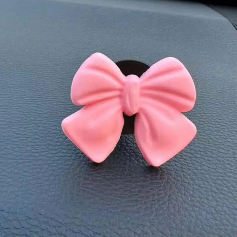 

02DE Car Vent Clip Air Freshener Set Detachable Bows Decoration Auto Interior Upgrades