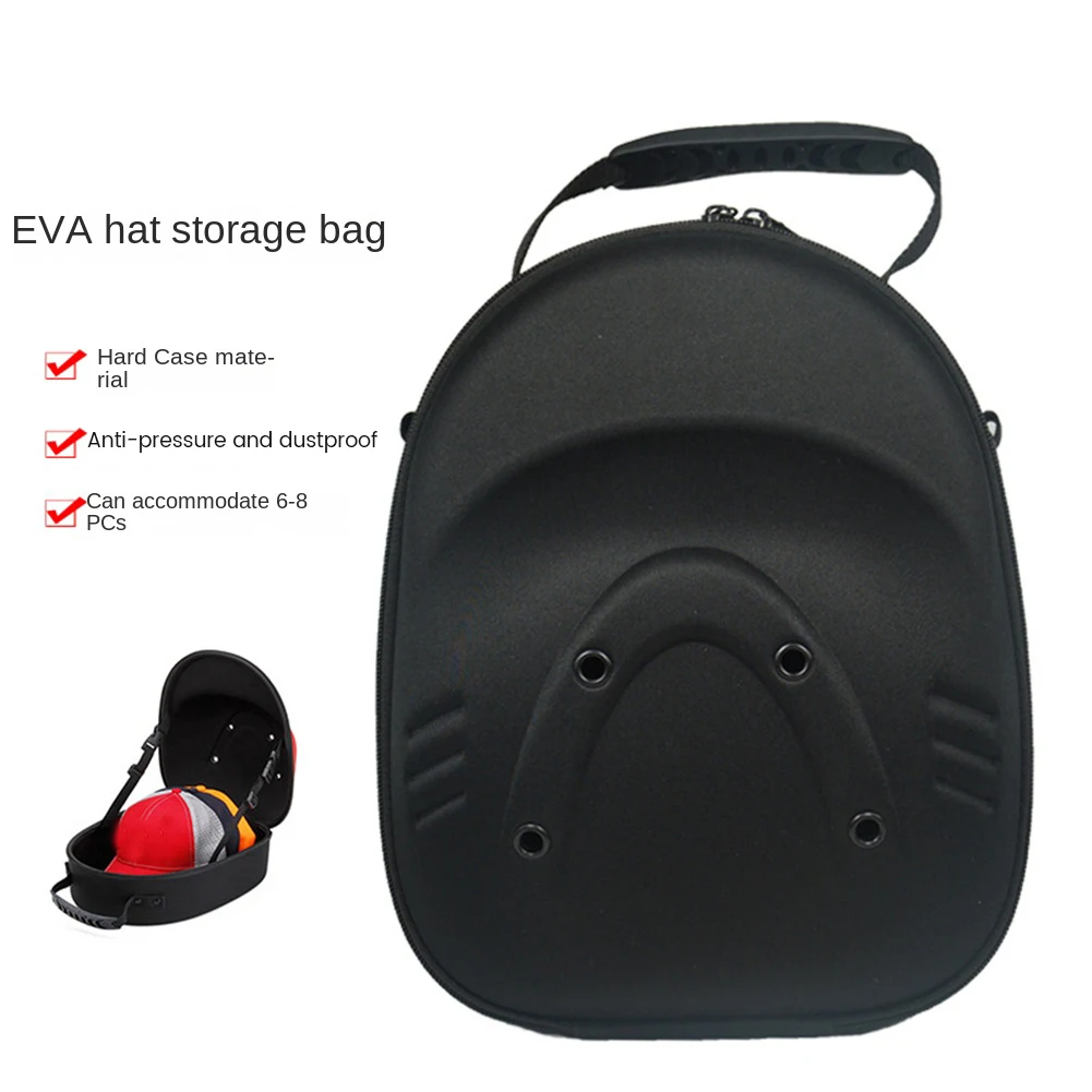 حقيبة قبعة سفر واقية ، حقيبة تخزين قبعة بيسبول ، صندوق سفر خارجي