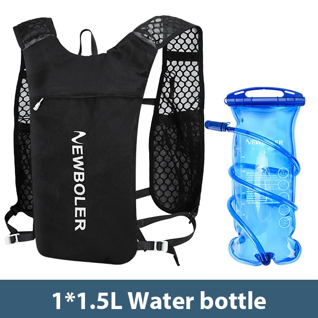 NEWBOLER Atmungsaktive Trinkweste, Trailrunning-Rucksäcke, leicht, Radfahren, Laufen, Joggen, Marathon-Rucksack, Reiten, Klettern 5
