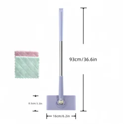 1 disposable mop, eco-friendly and economical, hands-free replacement, dry and wet multi surface floor cleaner, bathroom