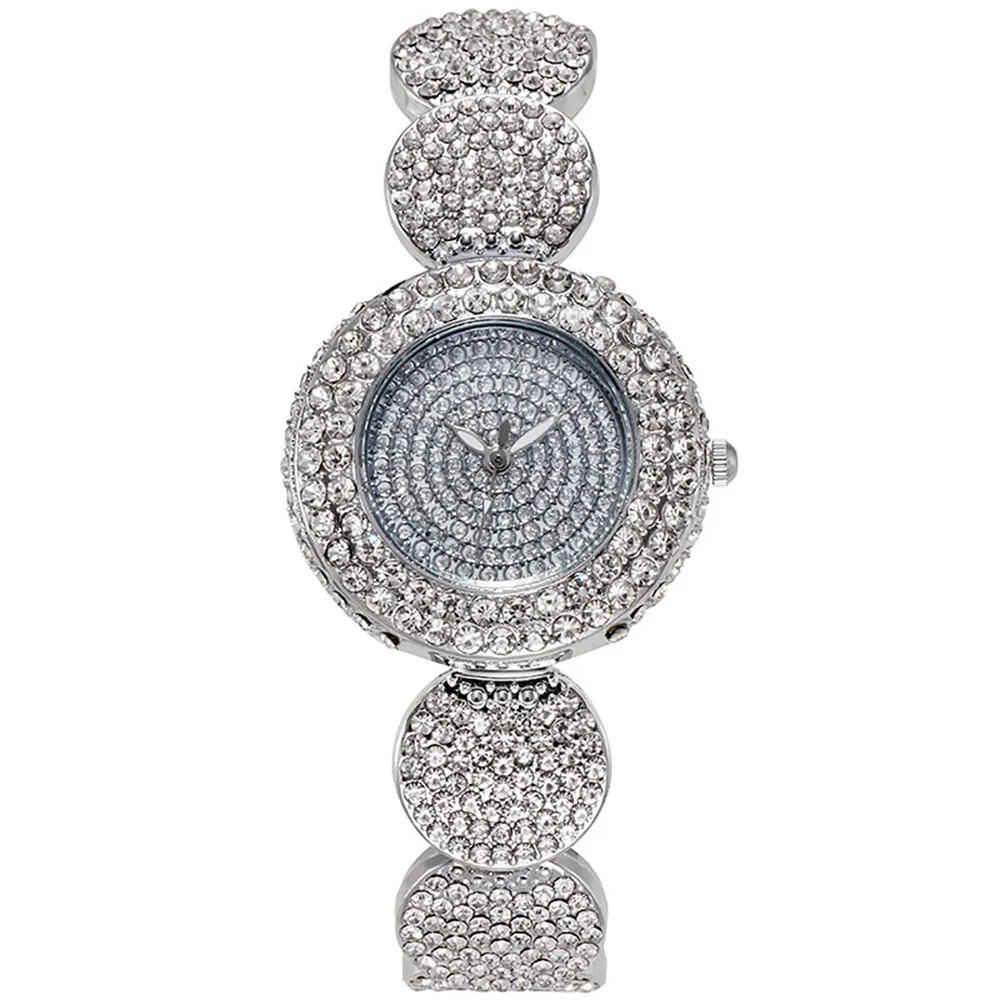 Fashion Pattern Diamond Ladies Watch for women Quartz Women\'s Watch Girls Lady Clock Bracelet Chains Free Shipping Ladies Dress