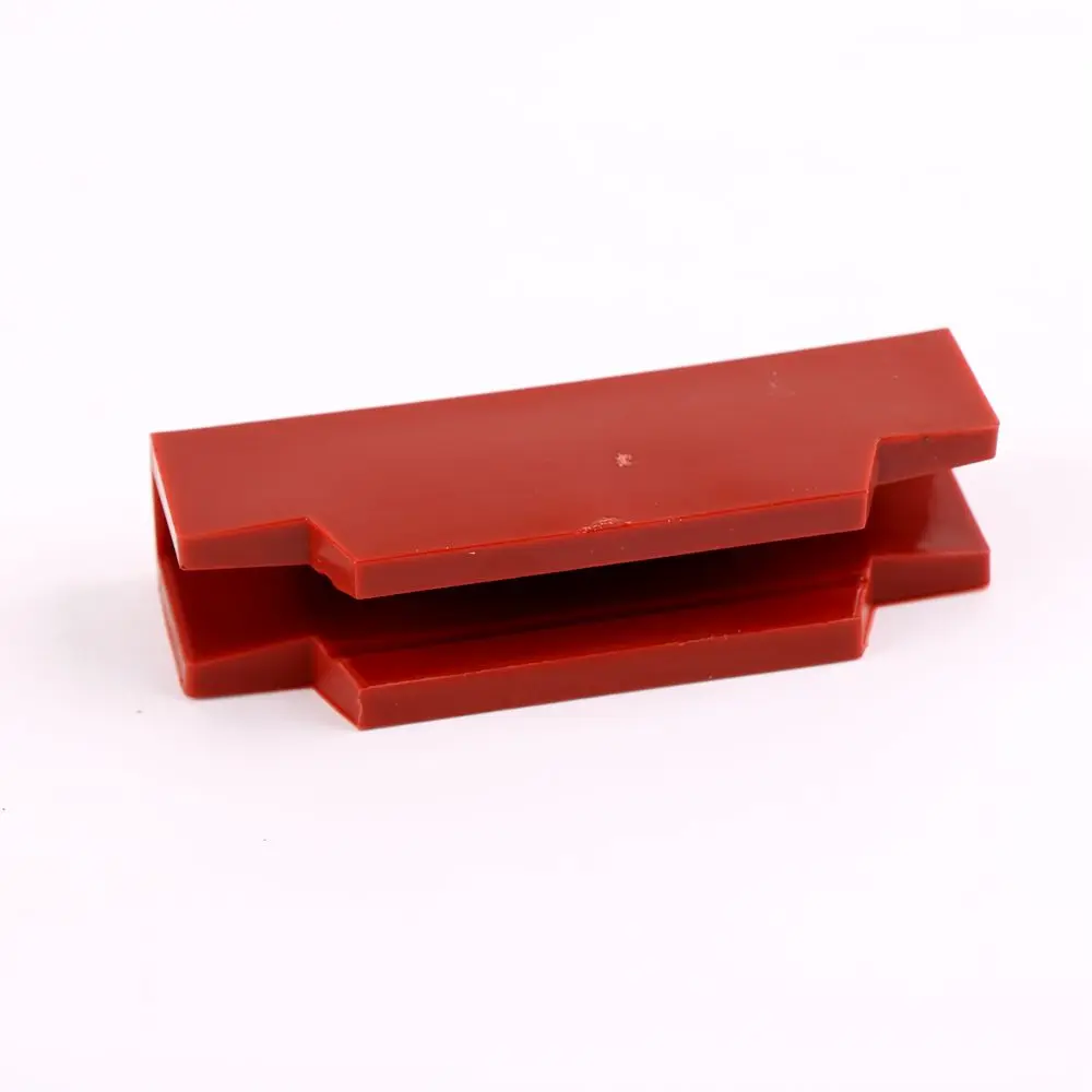 Elevator Guide Shoe Busher Liner length=120mm Applicable to Mitsubishi Elevator 9mmTHK guide rail Red polyurethane material 1pcs