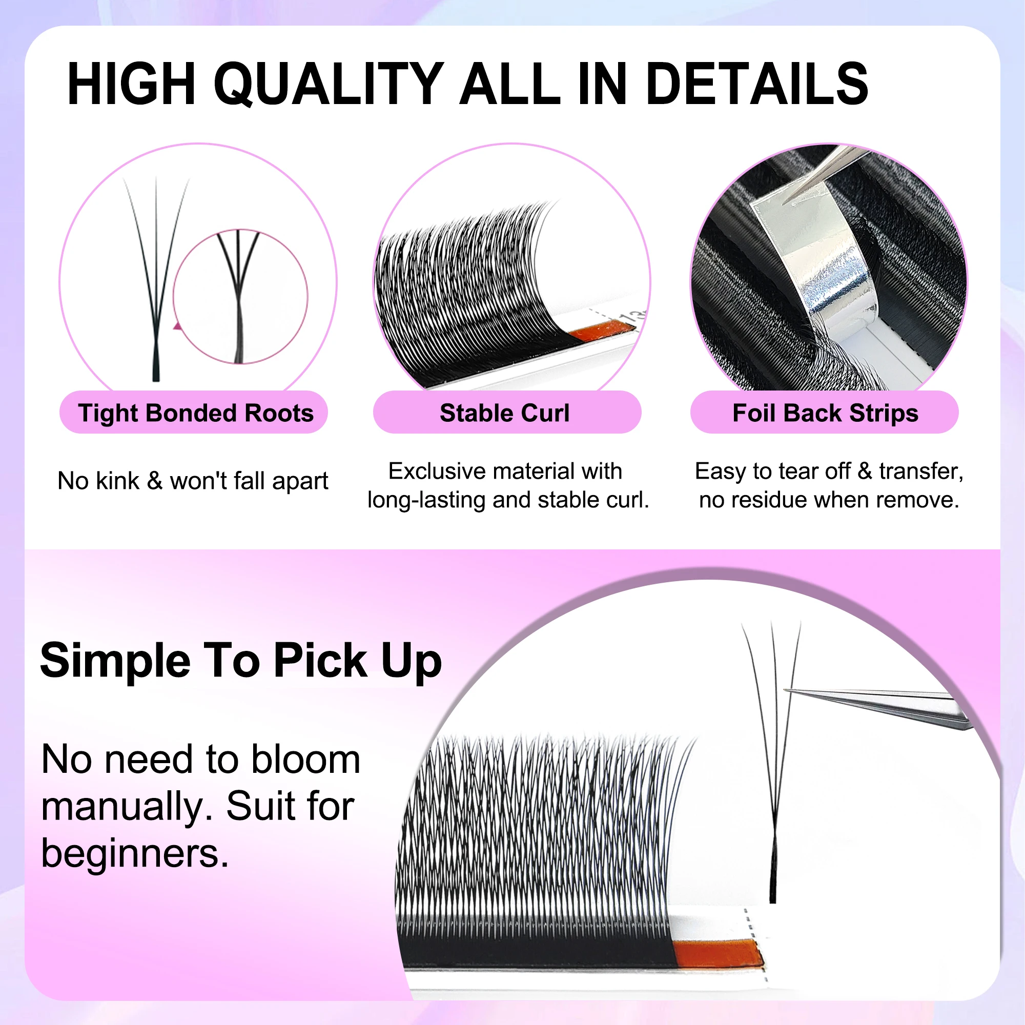 CoMango Narrow 3D W Eyelash Ex - Red Clover Flower ulasan dan harga