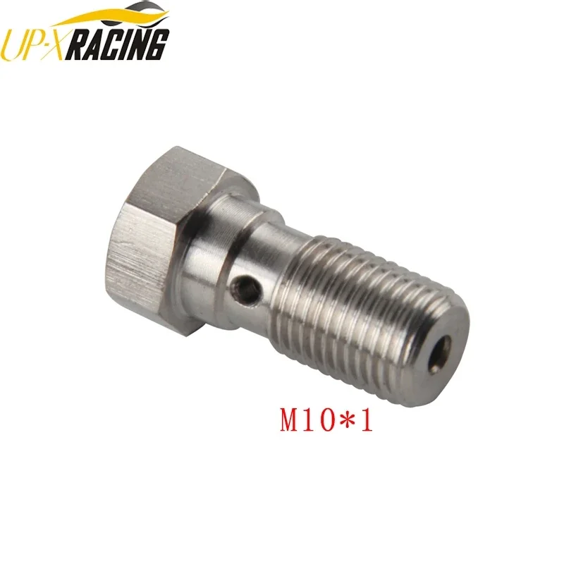 AN3 Motorcycle Motor Bike Hydraulic Brake Oil Hose Line Banjo Fitting m10x1 stainless Steel 10mm