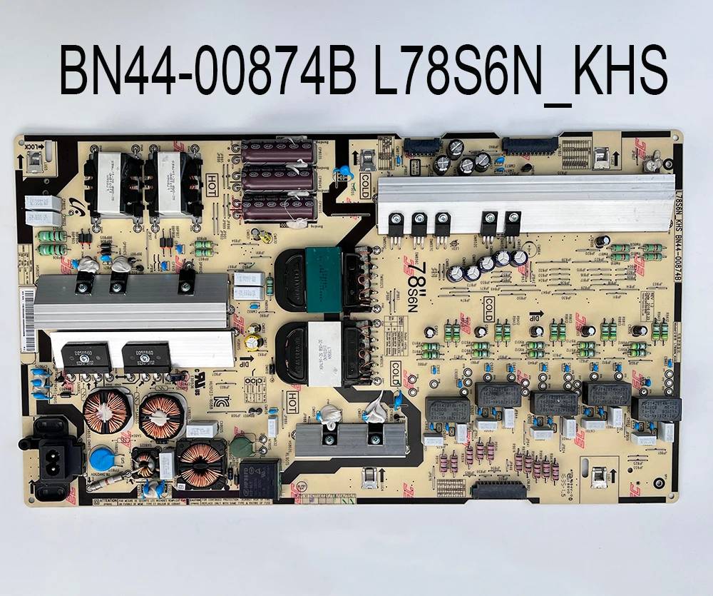 

Genuine BN44-00874B L78S6N_KHS Power Supply Board is for UN78KU7500F UN78KU6500K UN78KU6500H UN78KU6500G UN78KU6500F UE78KU6500U