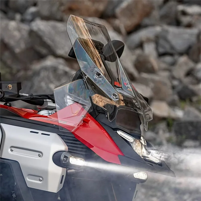 

Высокое качество лобовое стекло мотоцикла ветрозащитный экран направляющая пластина экран для BMW R1300GS Adventure R1300GS ADV мотоцикл Pa