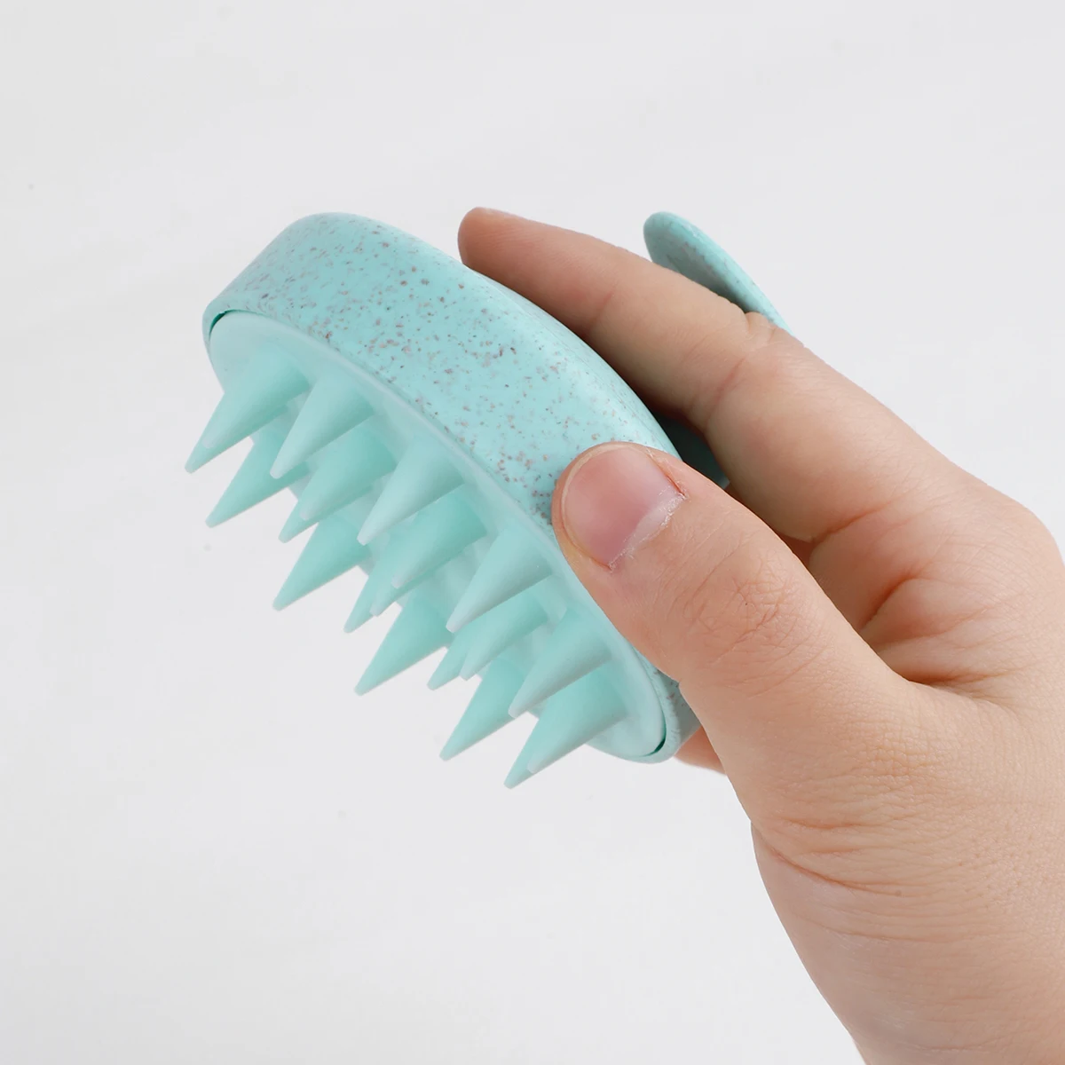 1pc ilicone Shampoo Brush Head Scalp Massage Comb Hair Washing Comb Body Massage Brush Bath Shower Brush Salon Hairdressing Tool image 4