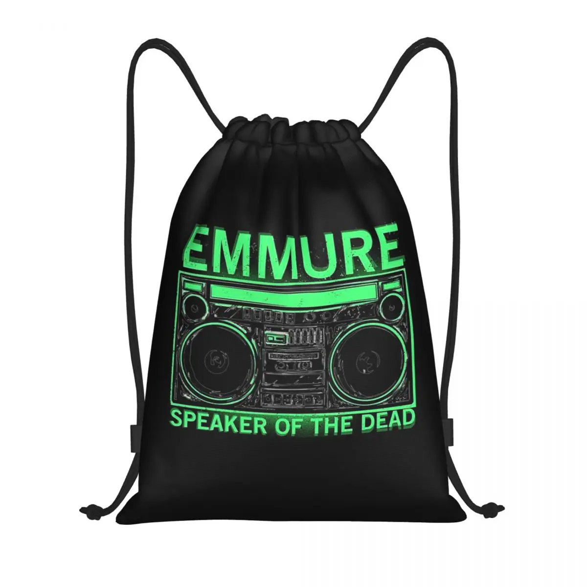 

Emmure Speaker Of The Dead Backpacks Fashion Drawstring Bundle Pocket Storage Bag Book Bags for Travel School