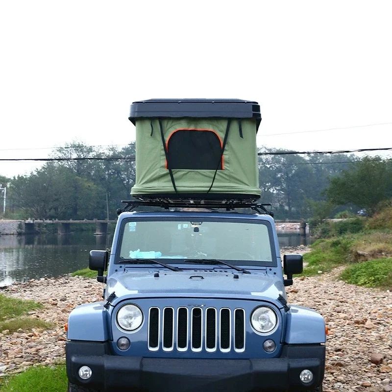 Factory Hot Selling Modern Car Tent Aluminum Alloy Hard-Top With Stairs Four-Season Ultra-Light Rainproof Roof Folding Cam