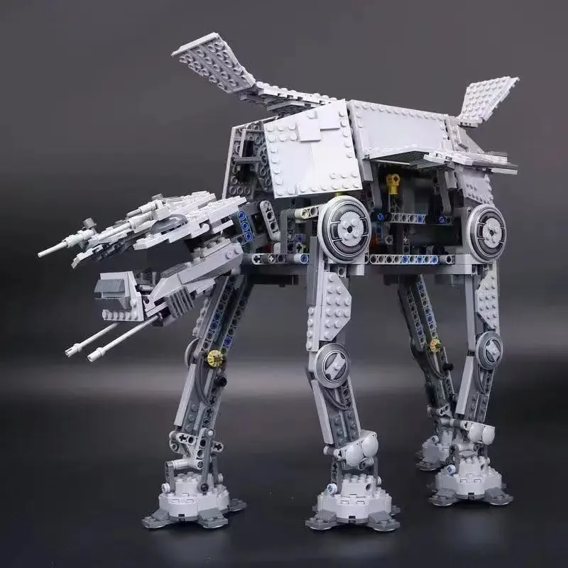 1267pcs Hot Movie Game Star 75288-Empire Hoth Battle AT-AT Snowtrooper Army Assault Gemotoriseerde Walker Model Blokken Verjaardagscadeau
