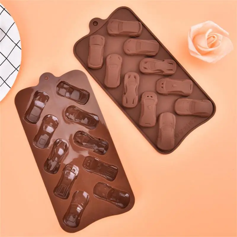 Kitchen Tools Accessories  Cake Mold Car Shaped Chocolates Ice Block Mould Baking Silicone Decorating Racing