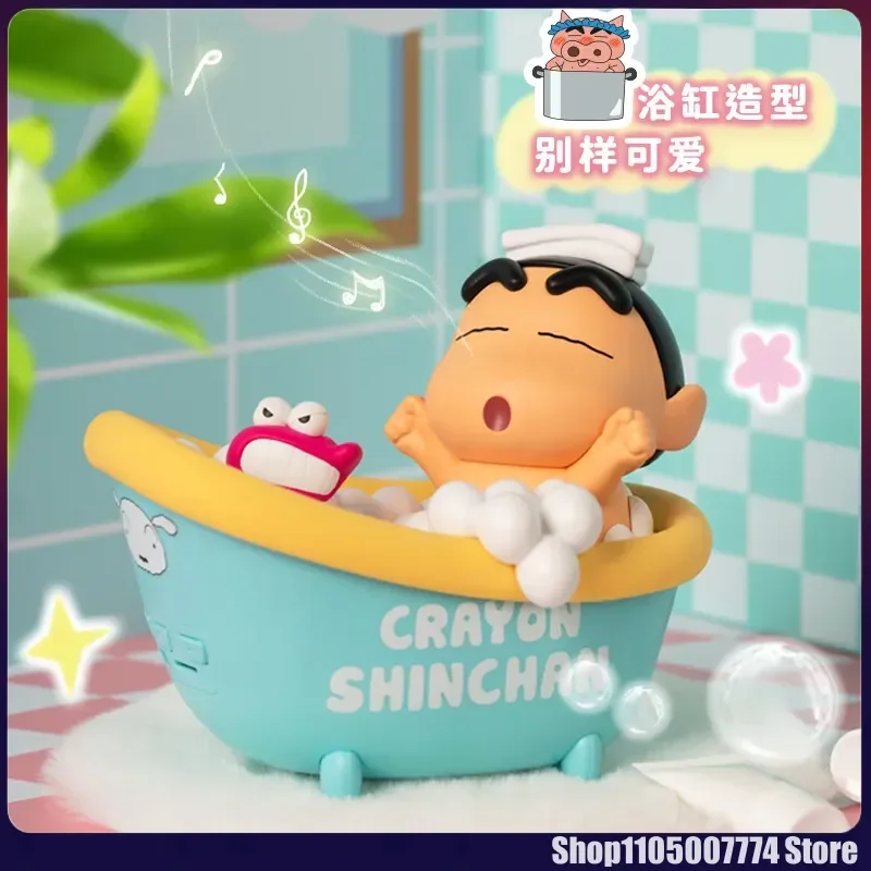 

Anime Figuries Crayon Shin-Chan Bluetooth Speaker Toys Bubble Bathtub Audio Decoration Ornaments Toys For Children Birthday Gift