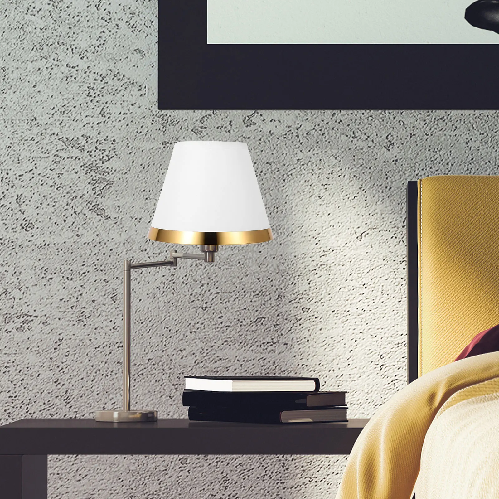 

Fabric Lampshade Light Covers Table Detachable Shades Iron Replaceable Bedside Cylinder Lamp Shades for Bedroom Living Room