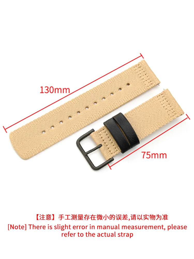 Nylon Watch Strap for Casio Waterproof Comfortable Breathable PRG-600YB PRW-6600 PRG-650 Seagull Durable Canvas 24mm Watchband