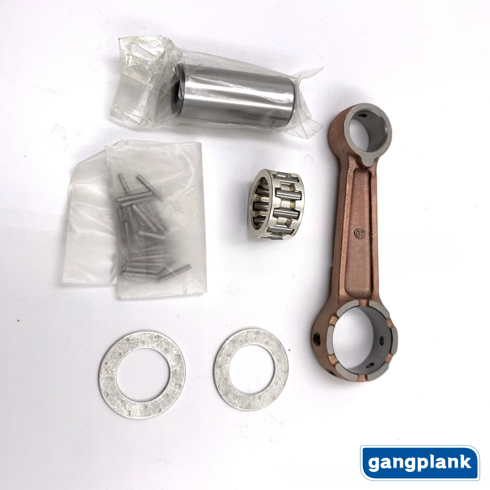 

Connecting Rod Crankshaft Pin Baffle Needle Roller and Bearing for Yamaha T15 Outboard Motor 63V-11650-00