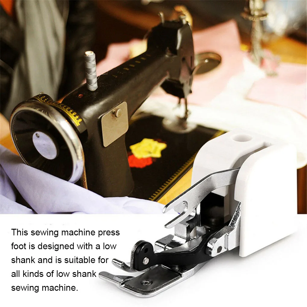 Household Overlock Sewing Machine Side Trimmer Presser Fabrics Press Foot for All Low Shank Sewing Machine Accessory