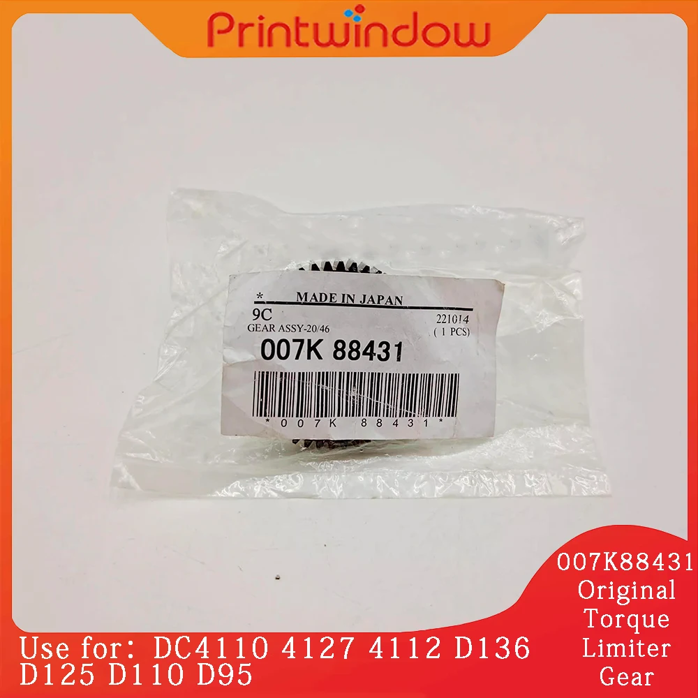 

007K88431 Original New Torque Limiter Gear for Xerox DC4110 4127 4112 D136 D125 D110 D95 Gaer 20/46 007K 88431