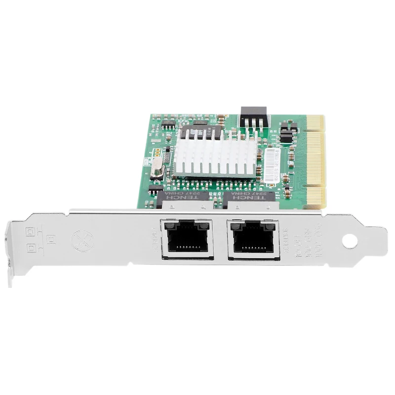 FANMI PRO/1000 MT محول خادم ثنائي المنفذ 8492MT 1000Mbps PCI بطاقة الشبكة تحكم منخفض إنتل 82546