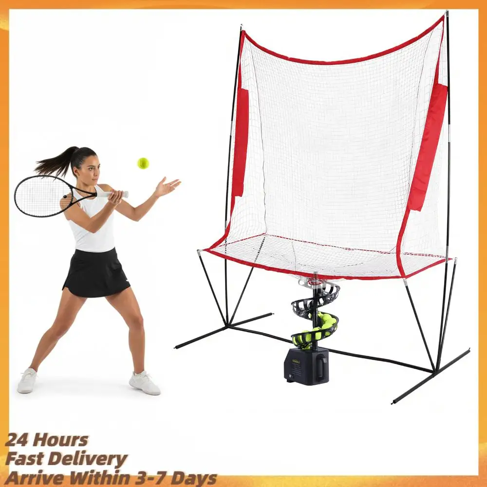 

Многофункциональная пусковая установка для мячей (10 шт.): теннис, пиклбол, бейсбол, 5 углов, 2 режима мощности для домашних тренировок и практики