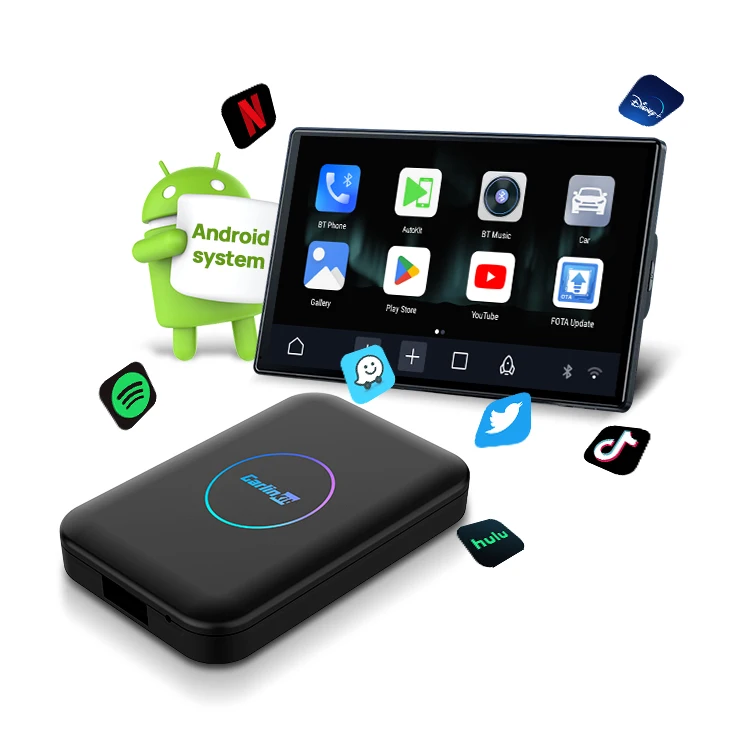 Новый автомобильный USB-адаптер CarPlay с поддержкой 4G, 32 ГБ, беспроводной AI-бокс, HDMI, беспроводной Android Auto, ТВ-адаптер, AI CarPlay