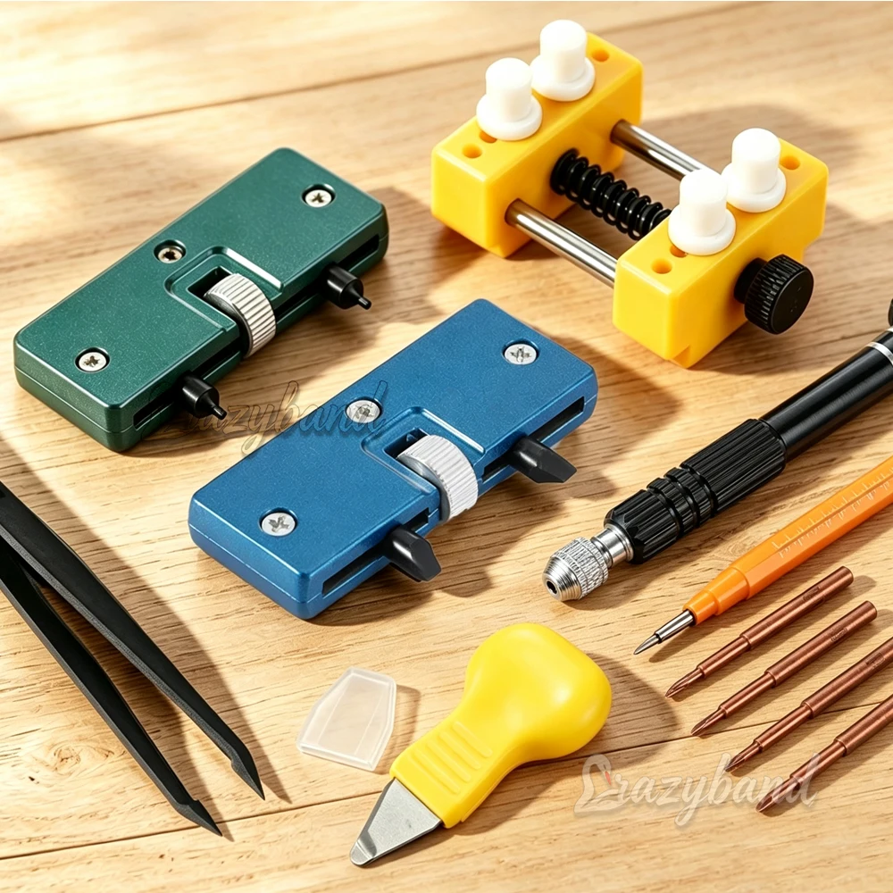 Metal Watch Prying Tool Back Cover Opener Strap Replacement Band Link Pins Remover Watchmaker Repair Watch Repair RemovingTools