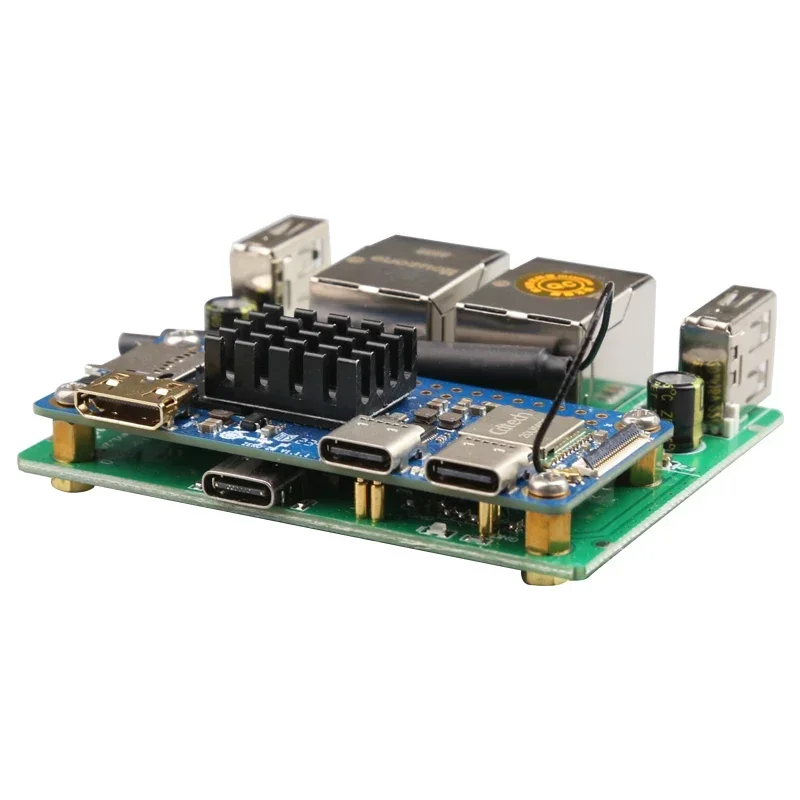 Orange pi zero 2w Ethernet-Erweiterungs karte Dual-USB-Host | Dual-Ethernet