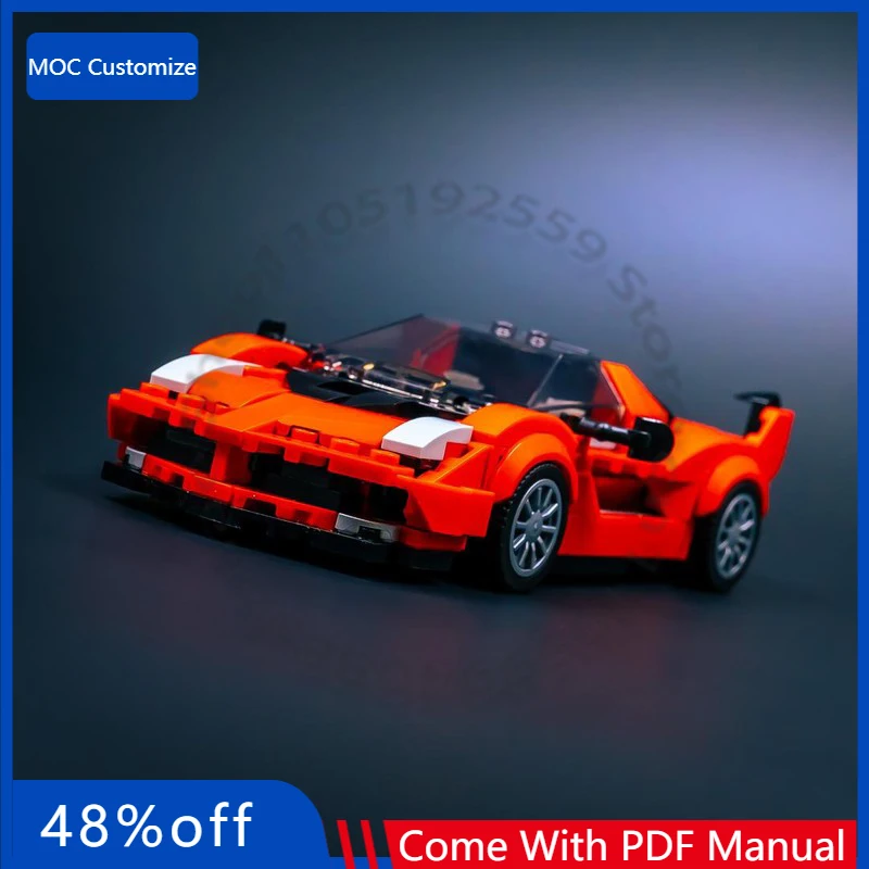

359 PCS Speed Hypercar FXX-K MOC Customize Modular Building Block Educational Technology Brick Design DIY Boy Toy Christmas Gift