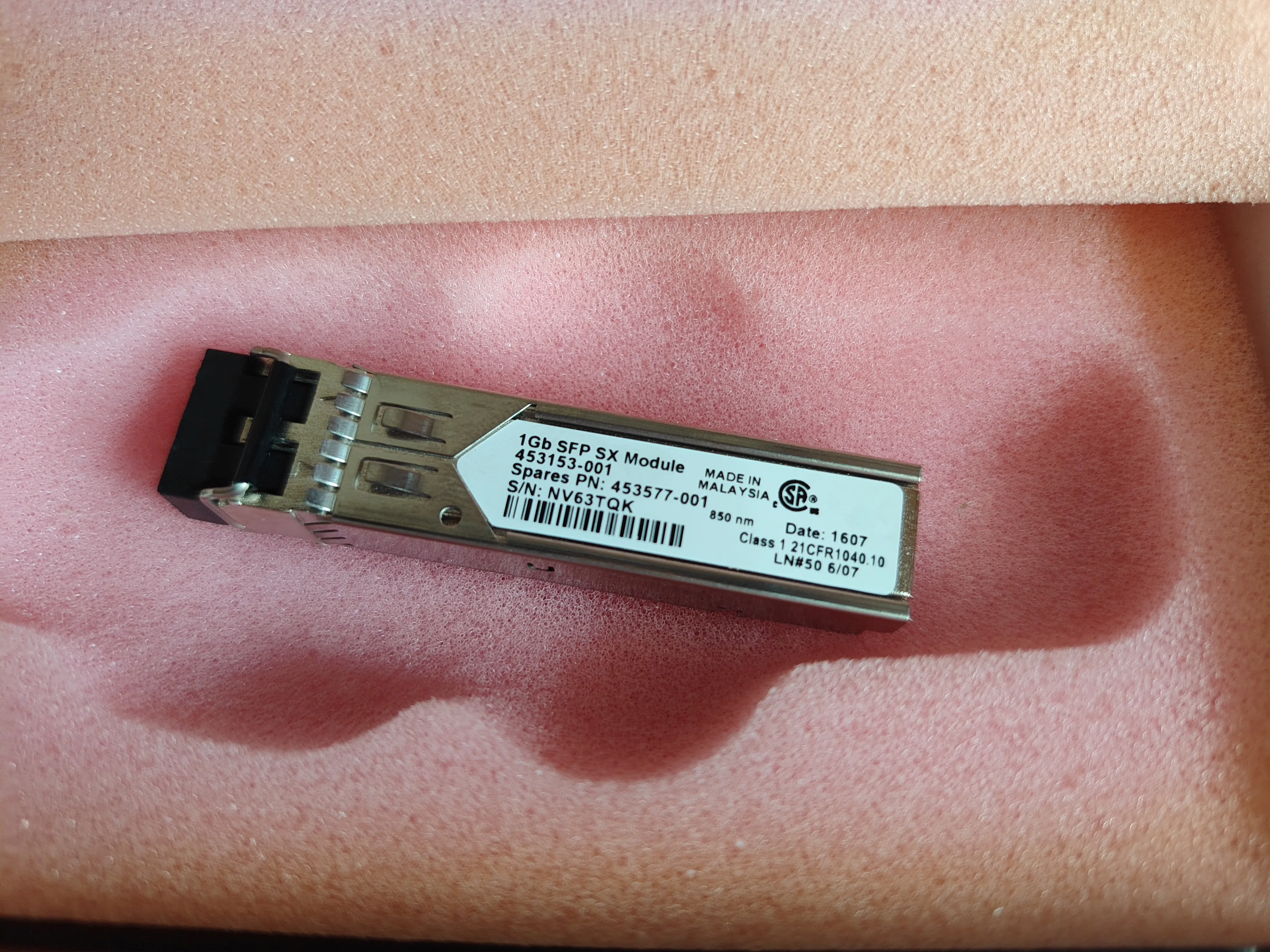 SFP 1G Module 453577-001 453151-B21 1Gb SFP SX Module Sfp 1.25G 850NM Fiber Optical Module