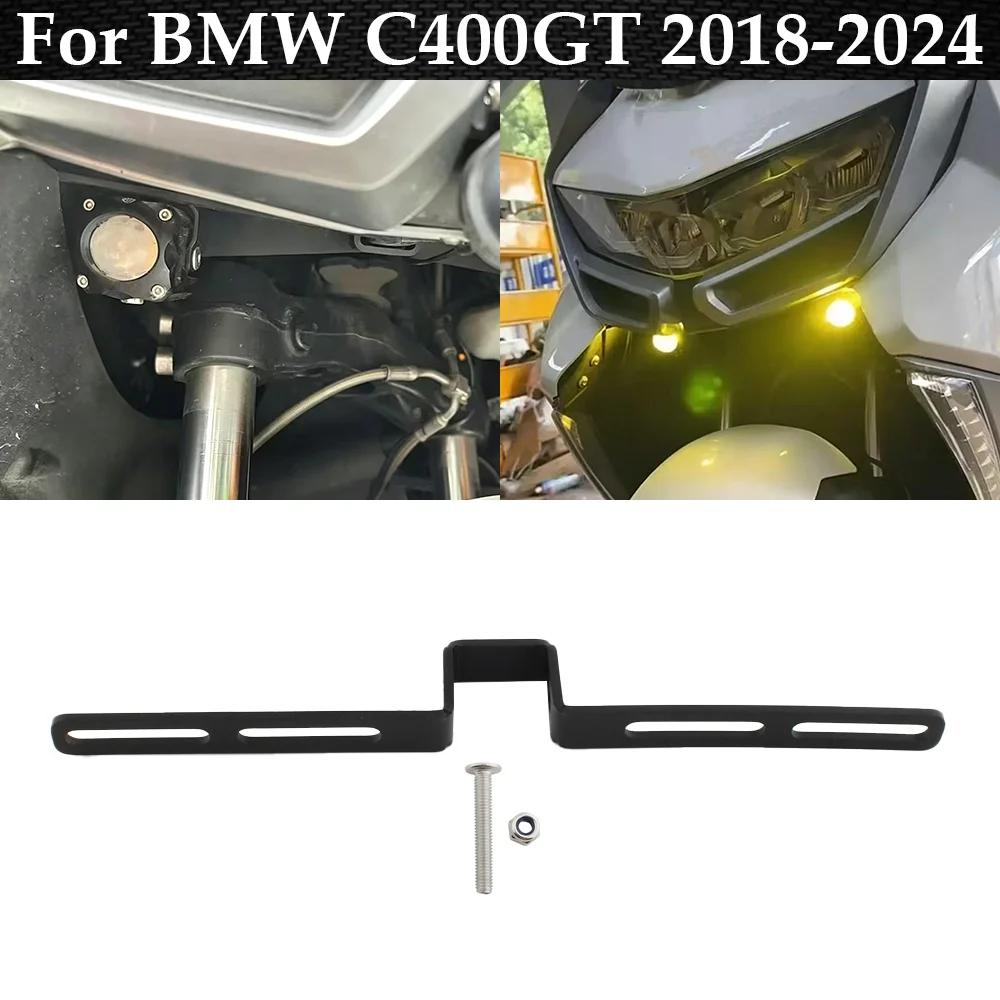 Versteckte Motorrad-Scheinwerferhalterung für C400GT C 400 GT C400 GT Nebelscheinwerfer-Befestigungshalterung Modifiziertes Zubehör