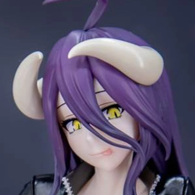 Original BANDAI Banpresto OVERLORD Albedo Relax time PVC Anime Figures Action Figure Model Toys Christmas Gifts