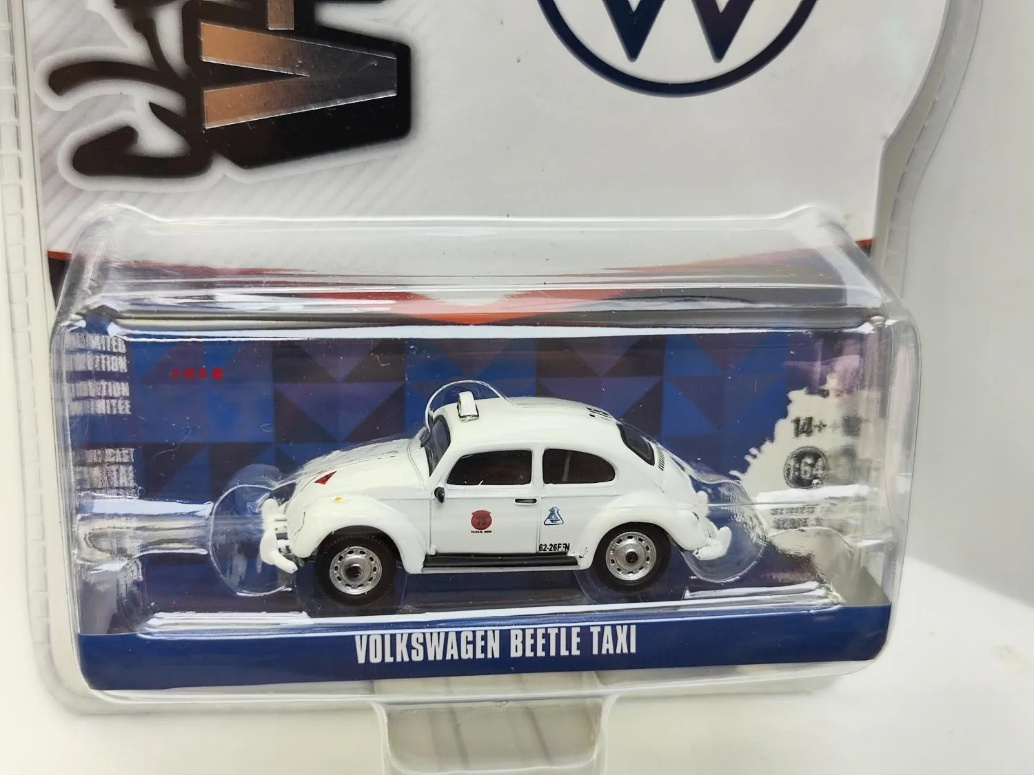1:64 Volkswagen Beetle Taxi - Mexico Taxco Advanced Model Samochodu Kolekcjonerski