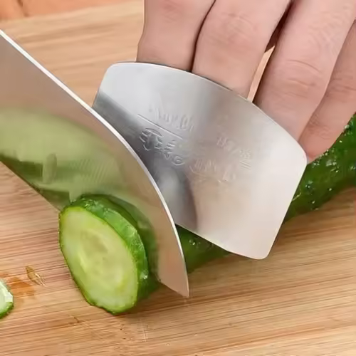 1 Pcs Stainless Steel Kitchen Tool Hand Finger Protector Knife Cut Slice Safe Guard - Image 3